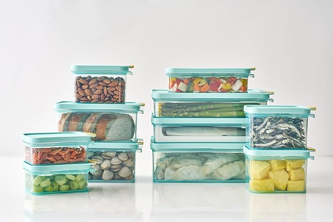 LocknLock HFL102 Freezer Fit Plastic Food Storage Container with Lid for Kitchen, Lunch, Meal Prep, and Leftovers, BPA-Free, Airtight, Leakproof, Microwave, Dishwasher-Safe, 750ml