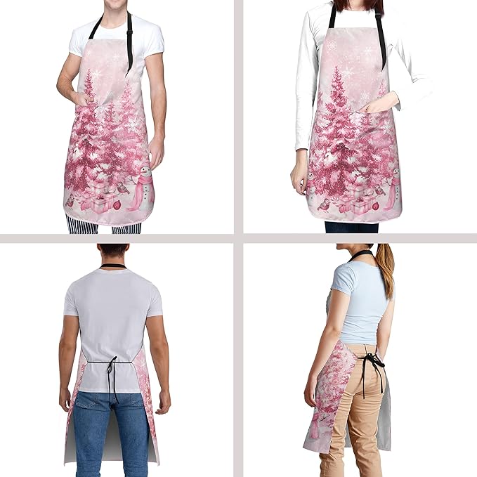 Funny Apron Polyester Grooming Aprons with Pocket for Cooking Kitchen Grilling Adults