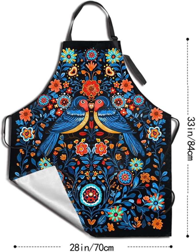 Funny Apron Polyester Grooming Aprons with Pocket for Cooking Kitchen Grilling Adults