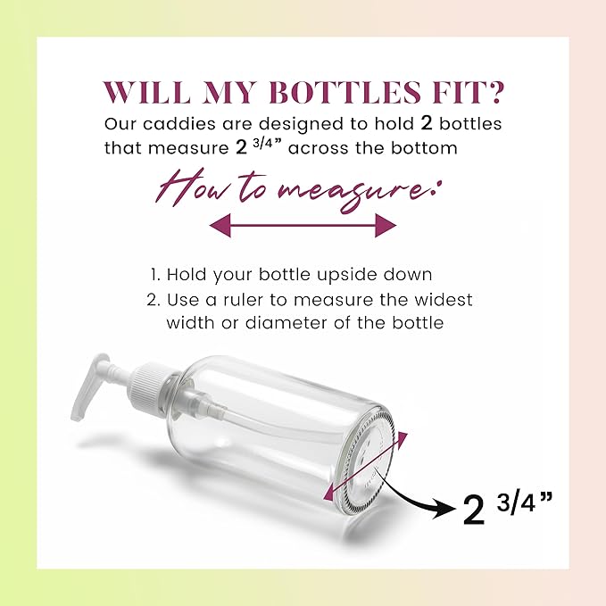 Jolitee Vintage Soap and Hand Lotion Caddy, Farmhouse Soap Dispenser Set (Silver)