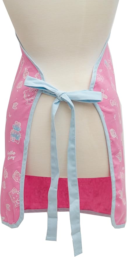 Handstand Kitchen Hello Kitty Print 28" Adult Apron and Pot Holder Set