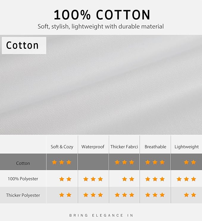 Syntus Apron for Men Women, Adjustable Cooking Kitchen Chef Aprons with 2 Pockets, Cotton/Polycotton/Polyester