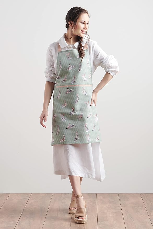 Maison d' Hermine 100% Cotton Apron for women with Pocket Kitchen Chef Apron for Men Cooking Mothers Day Gifts