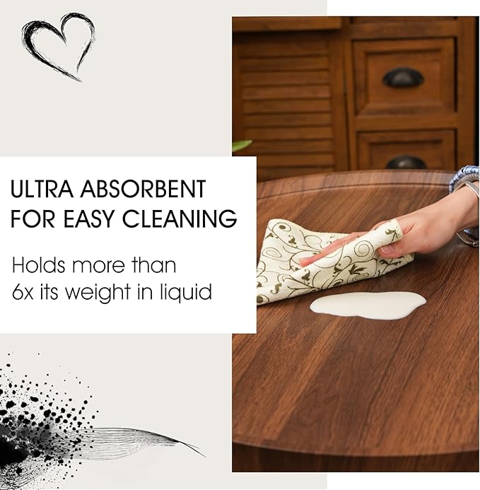 Microfiber Kitchen Towels 11.8" X 23.6" (3 Pack) Quick Dry Tea Dish Towel, Ultra Absorbent Reusable Cleaning Dishcloths, Lightweight Sustainable Decorative Hand Towels Housewarming Gifts