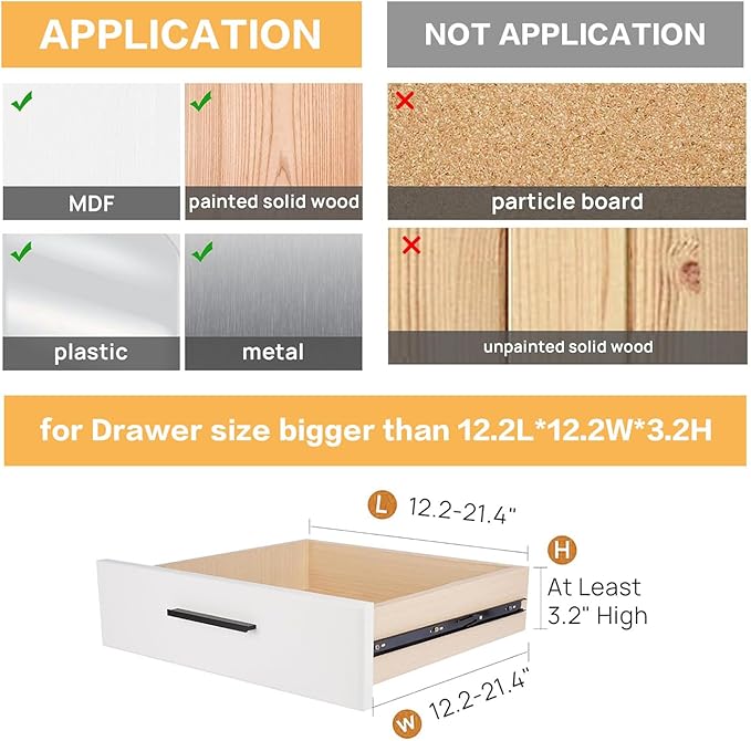 Adjustable Drawer Dividers for Clothes and Kitchen, 8 Pack Expandable Drawer Organizers, Clear Plastic Separators for Dresser, Utensil, Cutlery, Clothing, Underwear, and Office Storage