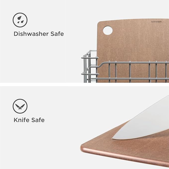 Kitchen Series 11.5" × 9" Cutting Board in Nutmeg