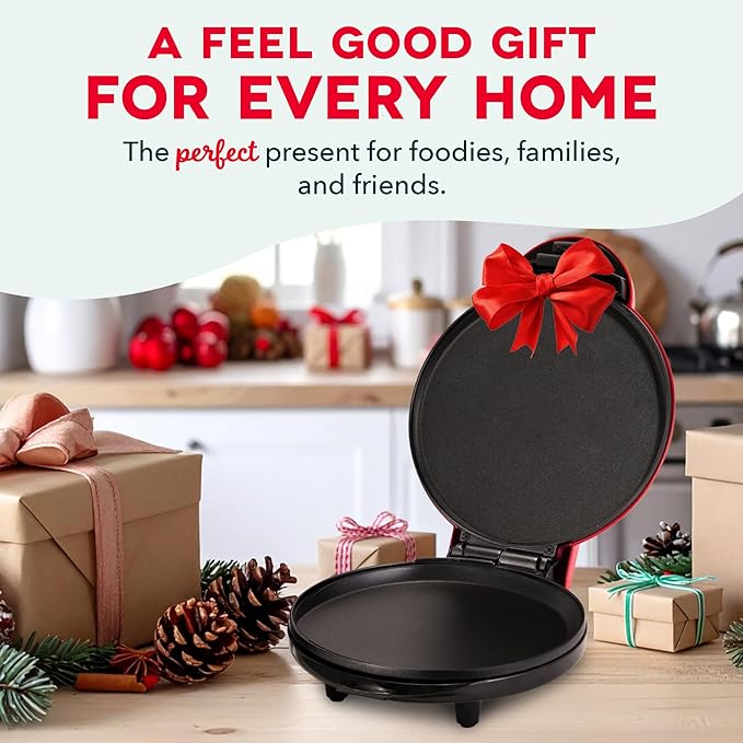 Dash Round Express Electric - Pancake Maker & Eggs Griddle System - Healthy Breakfast Maker - Quick Heat-Up & Easy Cleanup - nonstick surface - Aqua