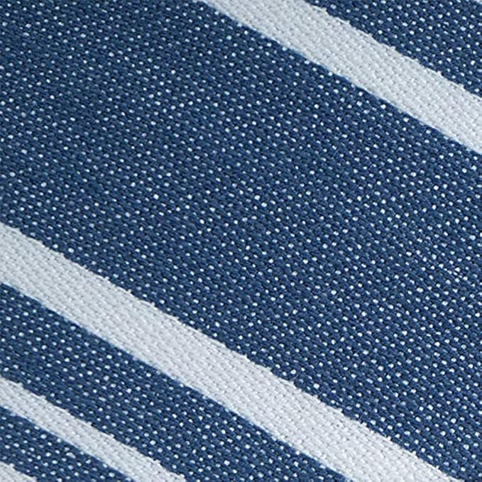 Kitchen Towels Set – Pack of 6 (20’’ x 30’’) Extra Large Premium Cotton Dish Towels for Kitchen – Super Striped Towels – Absorbent – 100% Cotton – with Hanging Loop – Blue