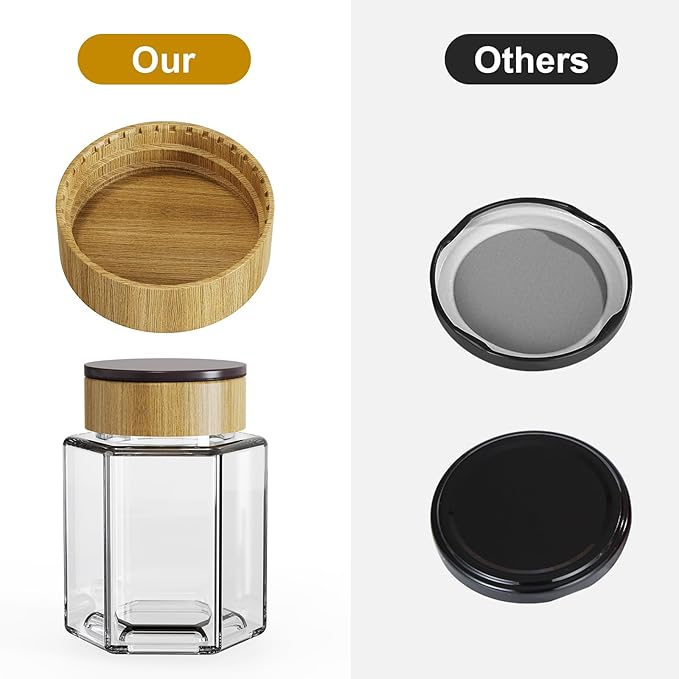 vetacsion set of 12 magnetic glass spice tins with 180 seasoning label stickers