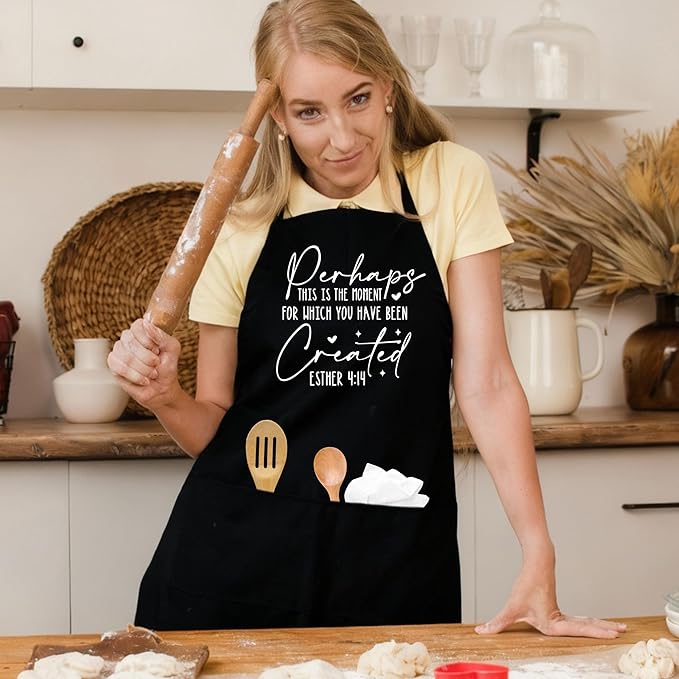 Funny Apron For Women Men Cooking Baking BBQ Grill Chef Waterproof Aprons Birthday Valentine's Gifts For Mom Dad Wife