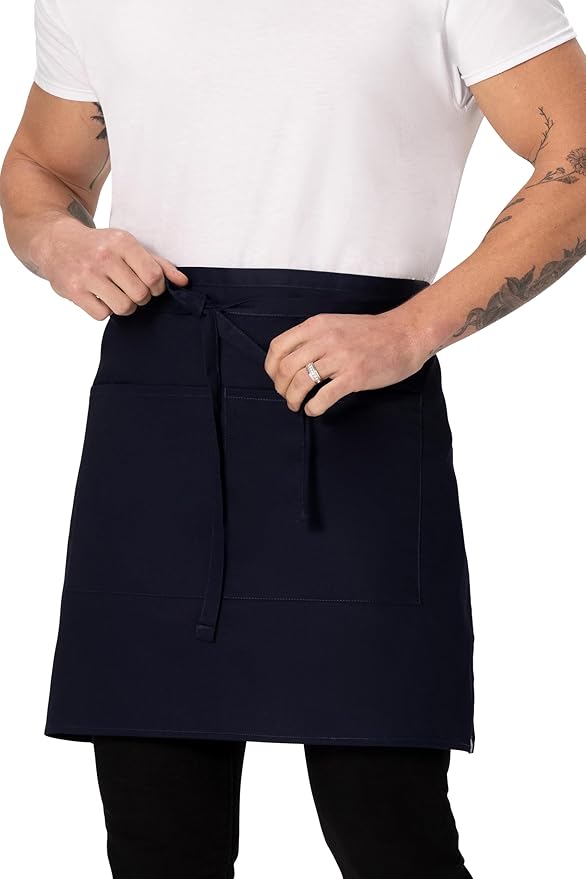 Chef Works Unisex Half Bistro Server Apron