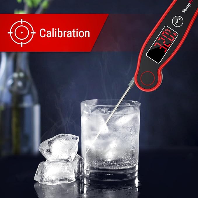 TempPro TP19 Waterproof Digital Meat Thermometer for Grilling with Ambidextrous Backlit & Thermocouple Instant Read Kitchen Cooking Food Thermometer for Candy Oil BBQ Smoker (Previously ThermoPro)