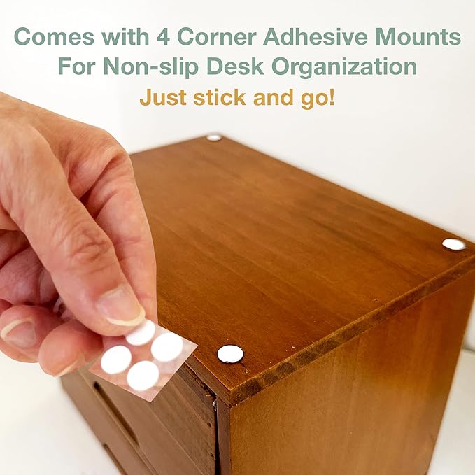 Vintage 5-Drawer Wooden Desk Organizer - Craft Storage - Rustic Shelf Drawer - Home Bedazzling, Rhinestone Organizers and Accessories - Embroidery Floss - Apothecary Cabinet, Art Storage I Stackable