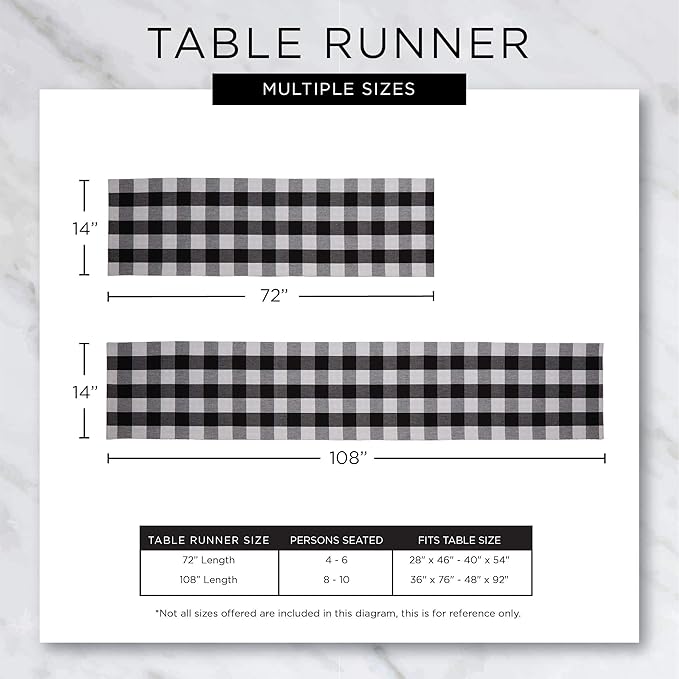 DII Variegated Tabletop Collection, Table Runner3x72, Off-White