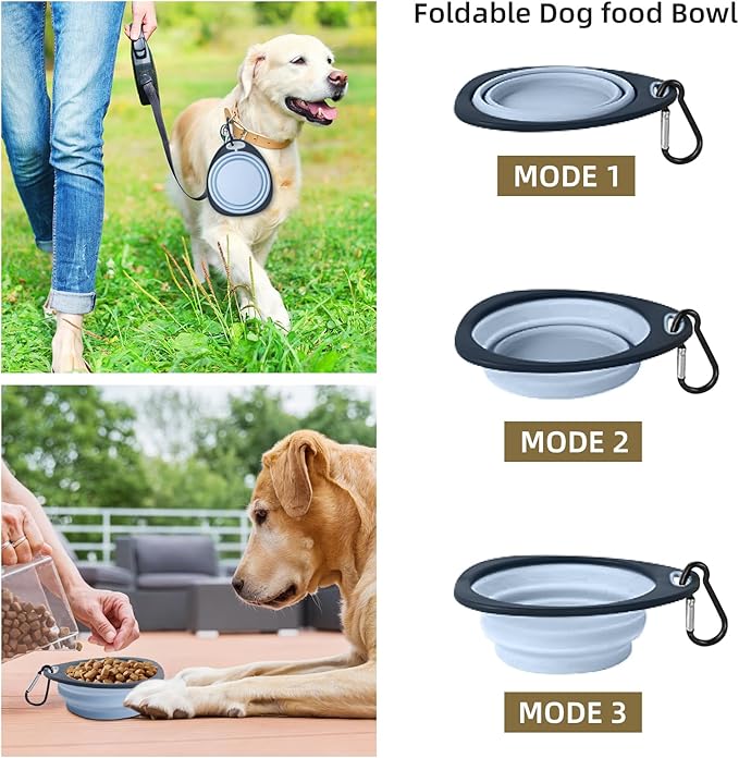 LEAWALK Airtight Small Cat Dog Pet Food Storage Containers BPA Free, with Large Pour Spout/1 Measuring Cup/ 4 Safety Locks and Double-layer Silicone Strip (Elegant Blue, 5L-1pack)