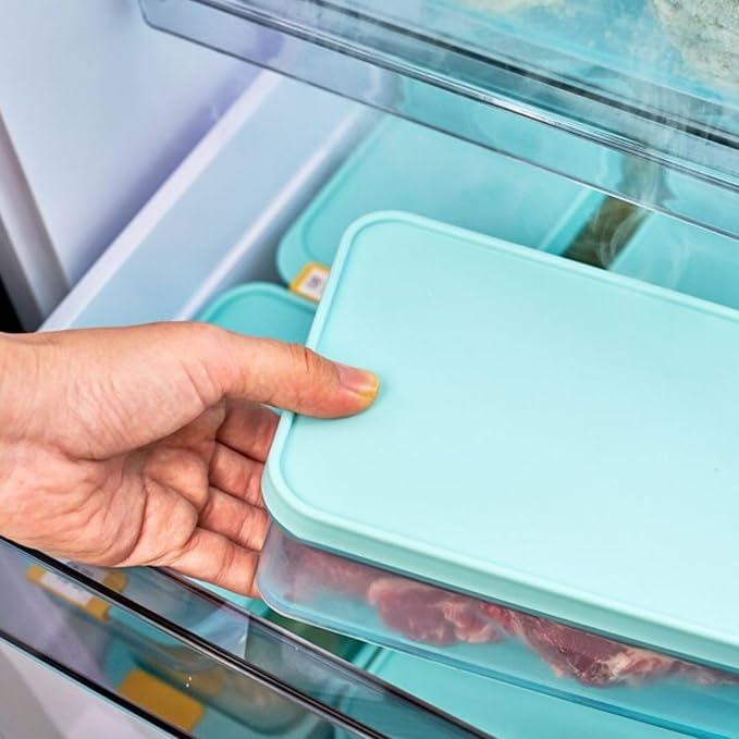 LocknLock HFL102 Freezer Fit Plastic Food Storage Container with Lid for Kitchen, Lunch, Meal Prep, and Leftovers, BPA-Free, Airtight, Leakproof, Microwave, Dishwasher-Safe, 750ml