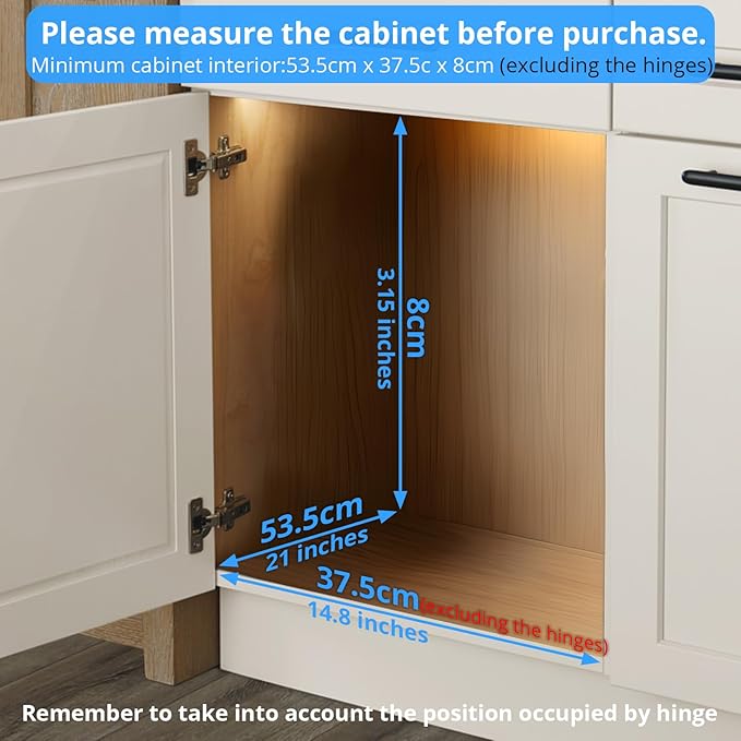 ZOINLIY Pull Out Cabinet Organizer, Versatile Slide Out Kitchen Organizers and Storage,Heavy Duty Drawer Cupboard Storage Basket, Smooth Sliding, Chrome Finish,14.8" W x 21" D