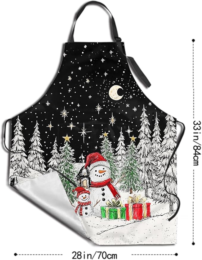 Funny Apron Polyester Grooming Aprons with Pocket for Cooking Kitchen Grilling Adults