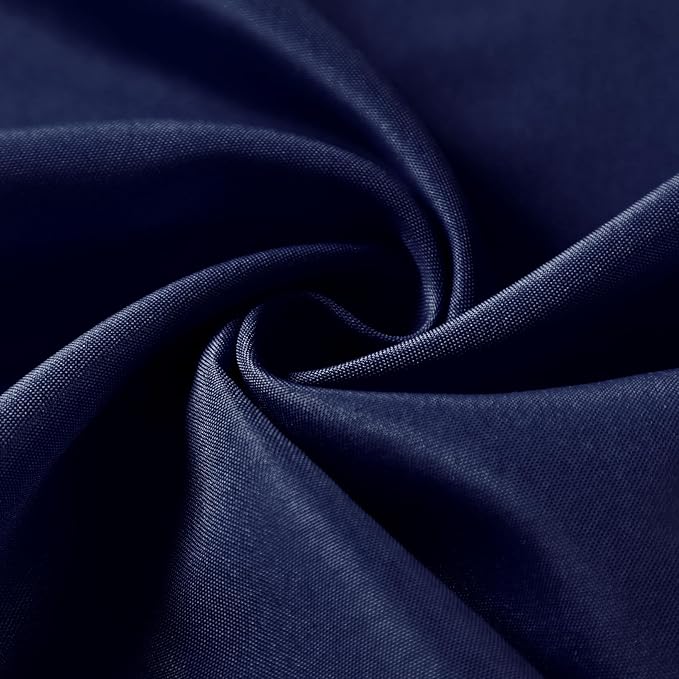 Bailarina Cloth Napkins Set of 80,17x17 inches Dinner Napkins Cloth Washable,Polyester Square Table Cloth Napkin Bulk with Hemmed Edges Ideal for Banquets, Parties and Weddings-Navy Blue