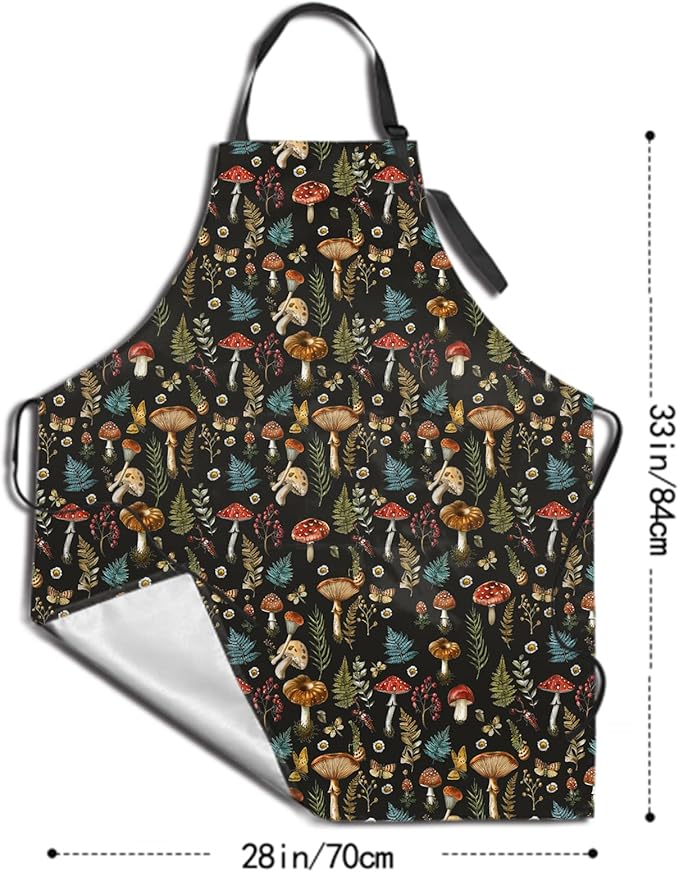 Funny Apron Polyester Grooming Aprons with Pocket for Cooking Kitchen Grilling Adults