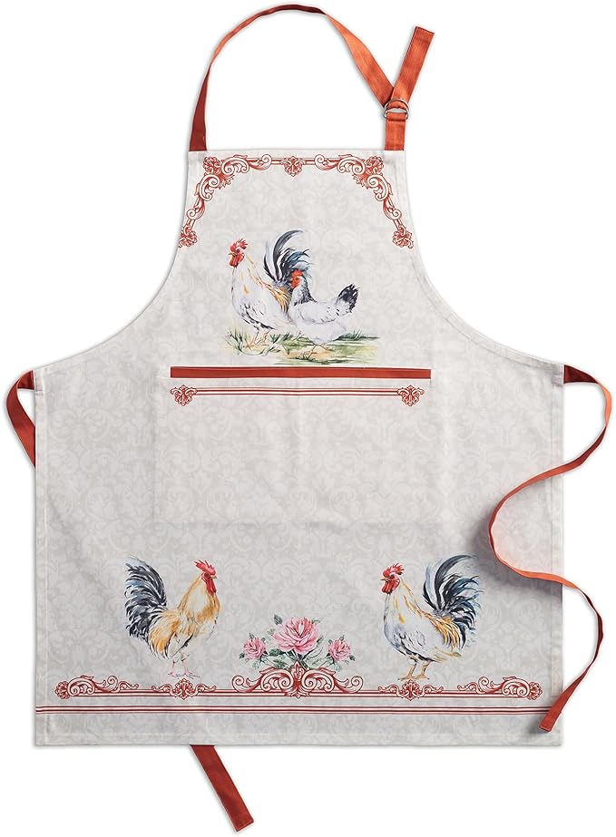 Maison d' Hermine 100% Cotton Apron for women with Pocket Kitchen Chef Apron for Men Cooking Mothers Day Gifts