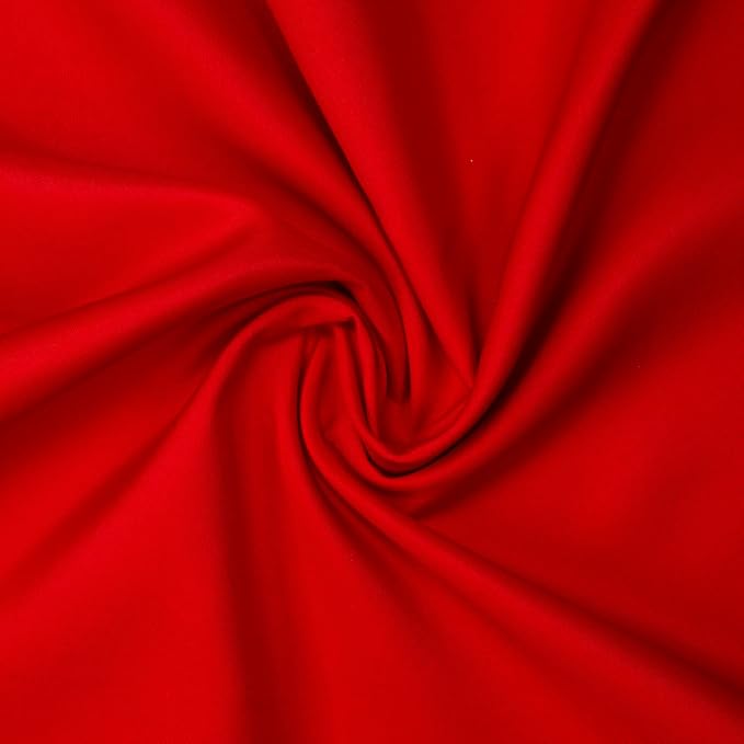 Gee Di Moda Cloth Napkins - 17 x 17 Inch Red Dinner Napkins - Set of 12 Soft & Absorbent Washable Fabric Cloth Table Napkins with Hemmed Edges for Hotel Restaurant, Holiday Parties & Wedding