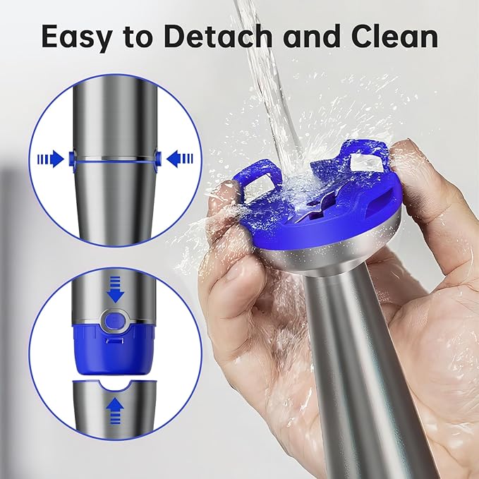 Turelar Immersion Blender Handheld Corded Hand Blenders Set 1100W, Trigger Variable Speed 5 in 1 Stick Emulsifier with Chopper, Whisk and Frother for Soup, Baby Food and Smoothies, Royal Blue