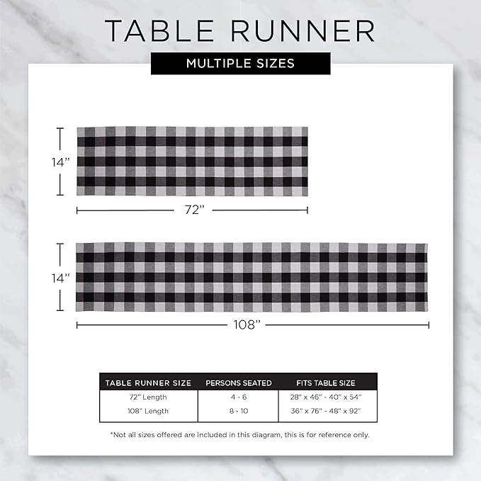 DII Variegated Tabletop Collection, Table Runner, 13x72, Teal