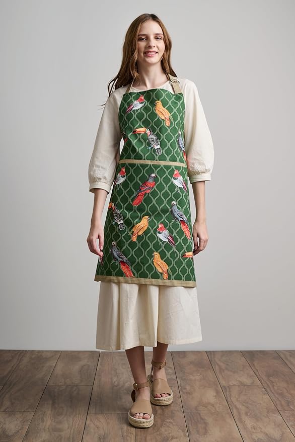 Maison d' Hermine 100% Cotton Apron for women with Pocket Kitchen Chef Apron for Men Cooking Mothers Day Gifts