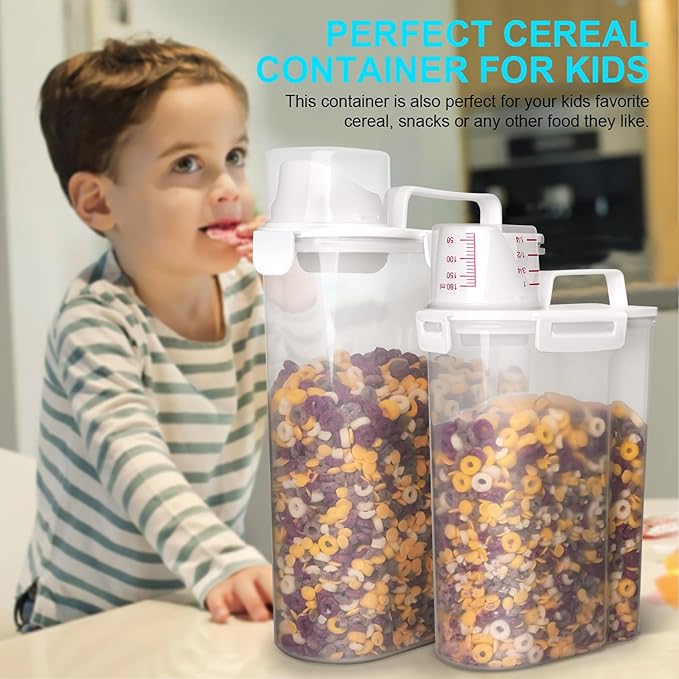 Uppetly Rice Airtight Dry Food Storage Containers 10Lbs, BPA Free Plastic Storage Bin Dispenser with Pourable Spout, Portable Handle, Kitchen Pantry Organization for Cereal, Flour and Baking Supplies