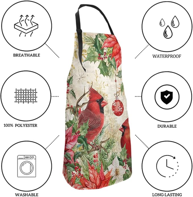 Imiss Waterproof Stain-Resistant Cooking Chef Aprons for Grill BBQ Baking 27 X 31 Inch