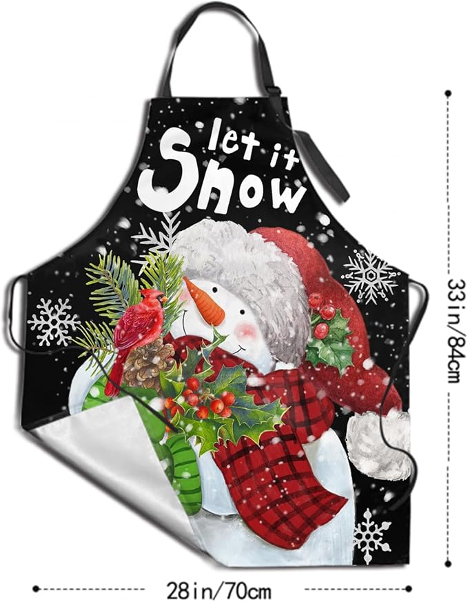 Imiss Waterproof Stain-Resistant Cooking Chef Aprons for Grill BBQ Baking 27 X 31 Inch