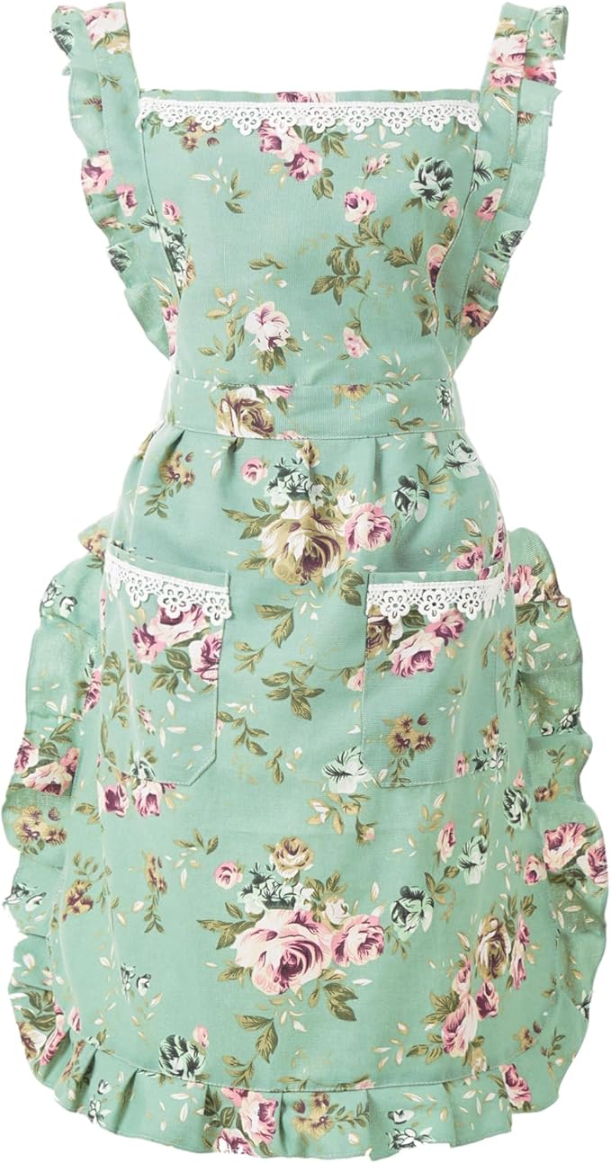 Funny Aprons for Women with Pockets, Kitchen Cooking Grilling Bbq Cute Chef Apron, Mothers Day Birthday Gifts for Women