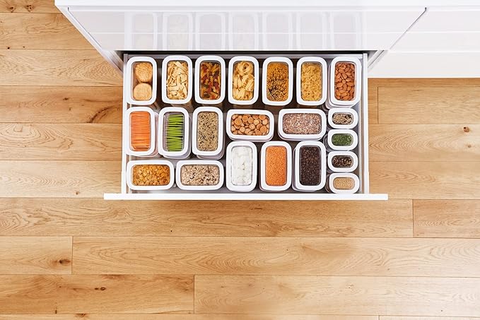 EMSA Optima N1142300 2.2 Litre Rectangular Dry Food Storage Container 100% Hygienic 100% Airtight BPA Free