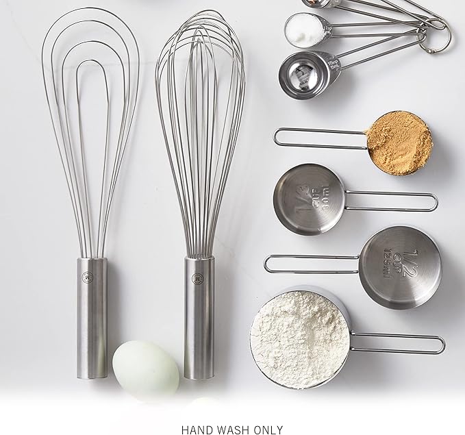 Martha Stewart Richburn 2pc 12" Stainless Steel Balloon & Flat Whisk - Satin Finish