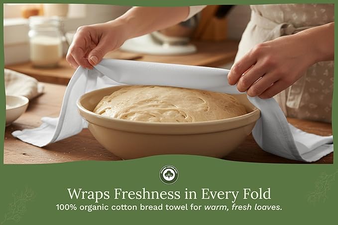 Organic Cotton Tea Towels for Embroidery - Blank Flour Sack Dish Towels for Customization - Perfect White Kitchen Towels for Sublimation to Customize and Personalize - 27"x27" (White - 5 Pack)