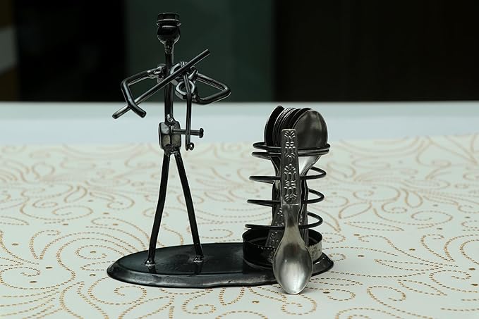 Stainless Steel TEA/COFFE AND Spice Box Spoons Set of 12 (Silver) (Small Tea spoon)