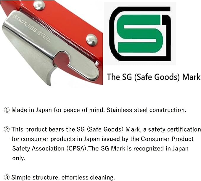 Made in Japan with Storage Case, Japanese Manual Can Opener & Bottle Opener – High Carbon Stainless Steel, for Kitchen, Camping, Emergency Preparedness & Gift
