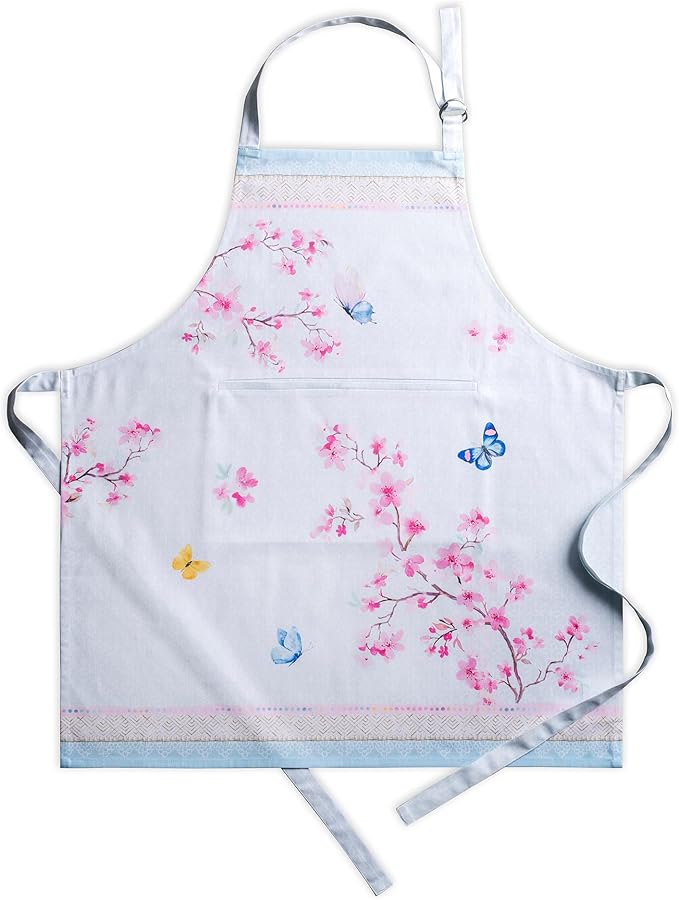 Maison d' Hermine 100% Cotton Apron for women with Pocket Kitchen Chef Apron for Men Cooking Mothers Day Gifts
