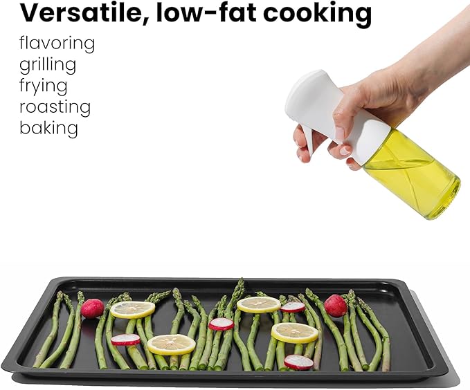 Mistifi Eco-Friendly Oil Sprayer – Durable Glass Bottle for Cooking, BBQ, and Grilling Mist Spray Bottle for Air Fryer, Olive Oil, Avocado Oil, Healthy Nonstick Frying 150ml (PS631)