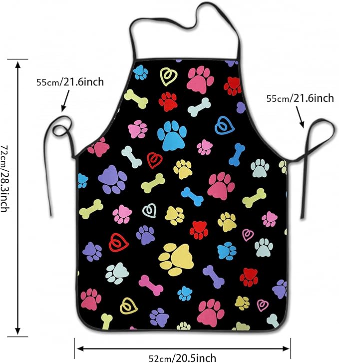 Funny Apron for Men Women Baking Gardening Sewing BBQ Waterproof Cute Gifts