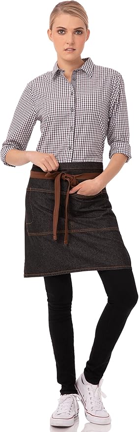 Chef Works Unisex Memphis Half Bistro Apron