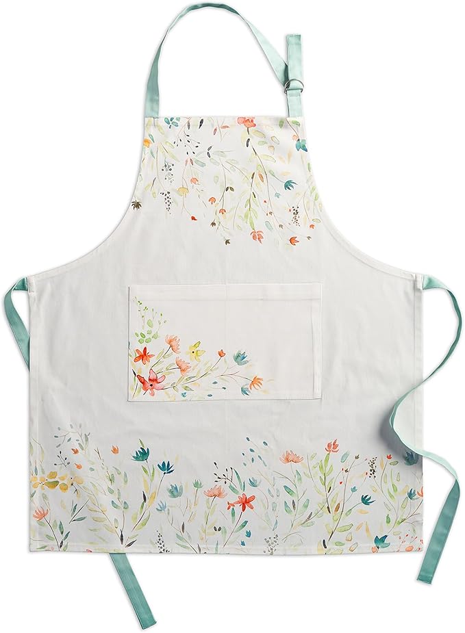 Maison d' Hermine 100% Cotton Apron for women with Pocket Kitchen Chef Apron for Men Cooking Mothers Day Gifts
