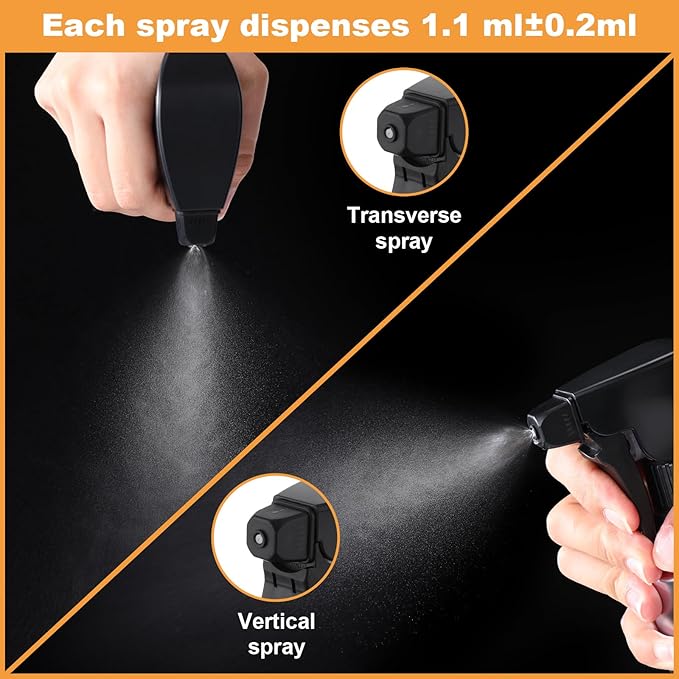 6 Pcs Stainless Steel Oil Sprayer Bottle Bulk for Cooking 180ml Olive Oil Mister Spray Bottle for Air Fryer Black Glass Sprayer Dispenser Fat Reduction for BBQ Salad Vinegar Frying Kitchen