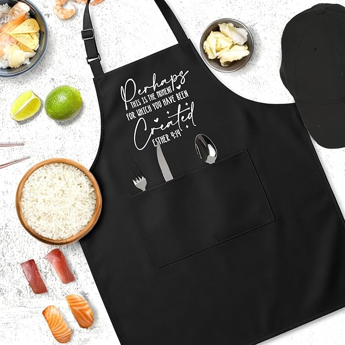 Funny Apron For Women Men Cooking Baking BBQ Grill Chef Waterproof Aprons Birthday Valentine's Gifts For Mom Dad Wife