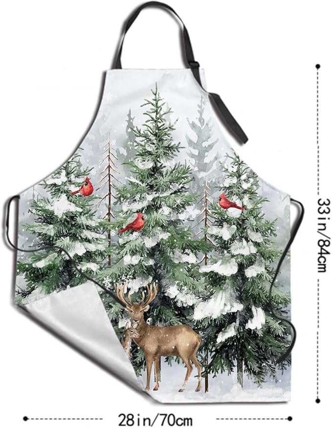 Imiss Waterproof Stain-Resistant Cooking Chef Aprons for Grill BBQ Baking 27 X 31 Inch