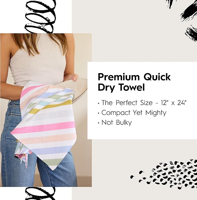 GEOMETRY Bar Towels for Kitchen - Spring & Summer Collection - Premium Towels for Cleaning Dishes & Glassware - Absorbent & Fast Drying Kitchen Towels - Soft Floral, 12" x 14" - 1-Piece