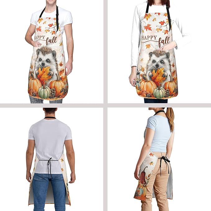 Funny Apron Polyester Grooming Aprons with Pocket for Cooking Kitchen Grilling Adults