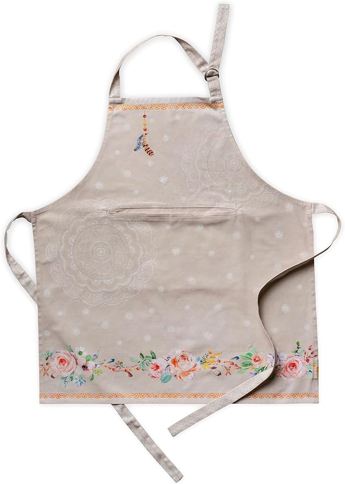 Maison d' Hermine 100% Cotton Apron for women with Pocket Kitchen Chef Apron for Men Cooking Mothers Day Gifts