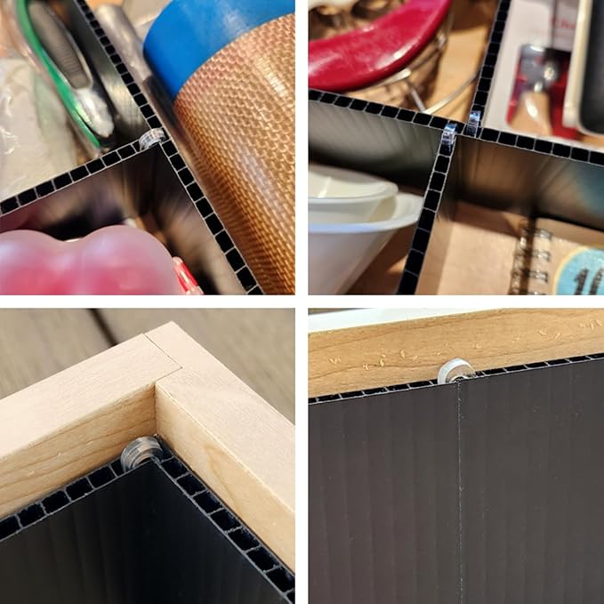 DRAWER DADDY The world’s most customizable grid drawer dividers for the kitchen, bathroom, desk, and more. DIY dividers can be cut to fit small, shallow spaces or adjustable for very large drawers.